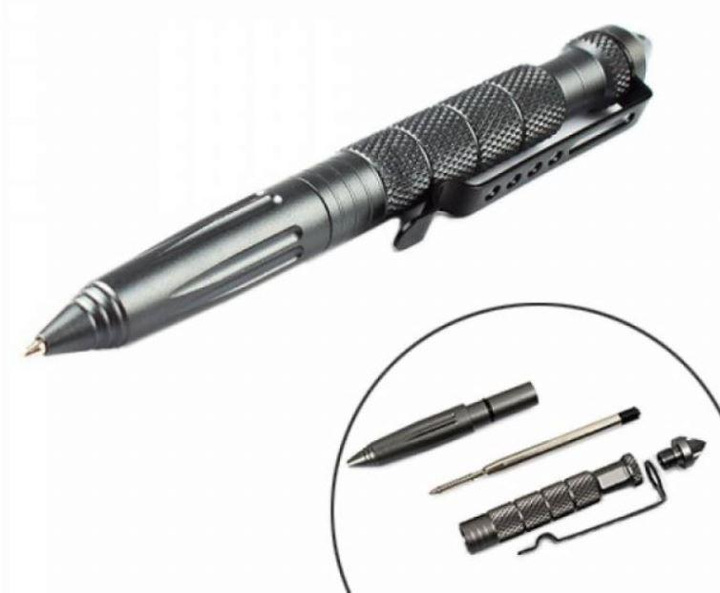 Ручка из авиационного алюминия Multi-Tool, черная - изображение 2