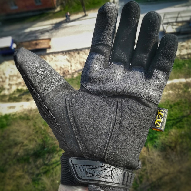 Перчатки тактические Mechanix M72-002 полнопалые, черные - изображение 2