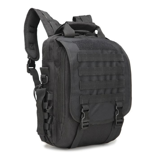 Сумка-рюкзак тактична TacticBag A28 чорна, 30 л - зображення 1