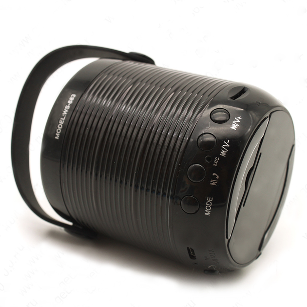 Портативная Bluetooth колонка SPS WS-883, черная - изображение 2