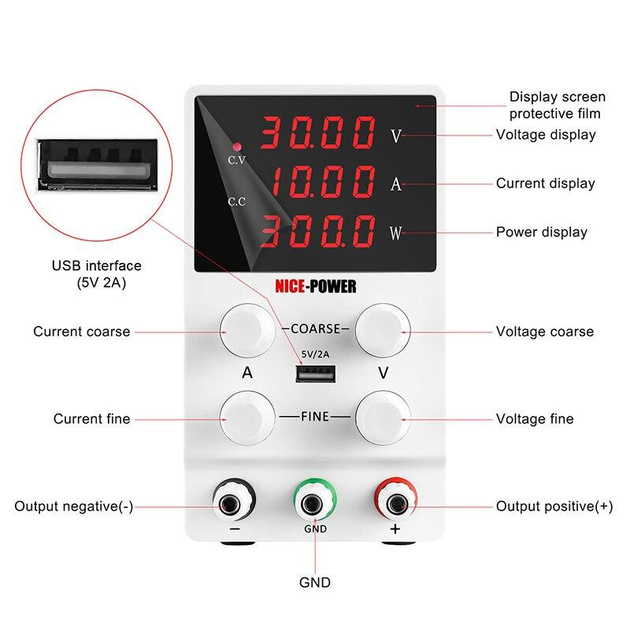 Блок питания лабораторный SPS3010D 30V 10A - изображение 9