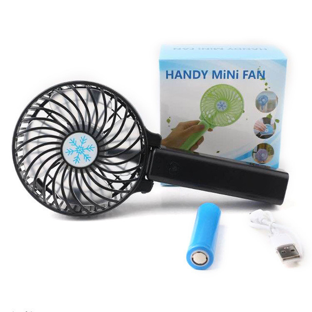 Ручной мини вентилятор трансформер handy mini fan с аккумулятором 18650 ...