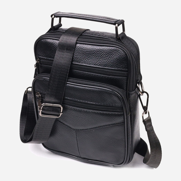 Сумка-планшет мужская кожаная Vintage leather-21271 Черная – в интернет ...