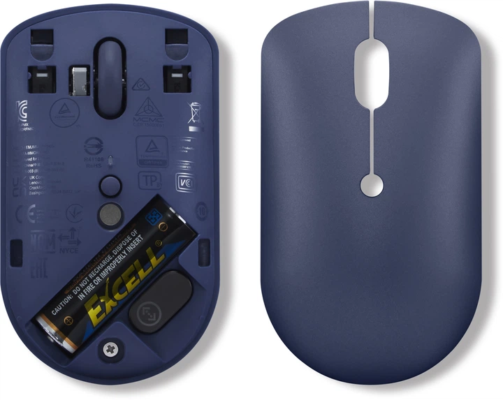 Миша Lenovo 540 USB-C Wireless Compact Mouse Abyss Blue (GY51D20871) - зображення 6