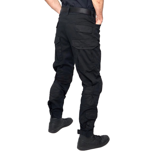 Тактичні штани Lesko B603 Black 34р. чоловічі мілітарі з кишенями LOZ - зображення 2