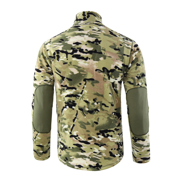 Тактическая кофта A973 Camouflage CP 2XL (38р.) флисовая мужская LOZ - изображение 2