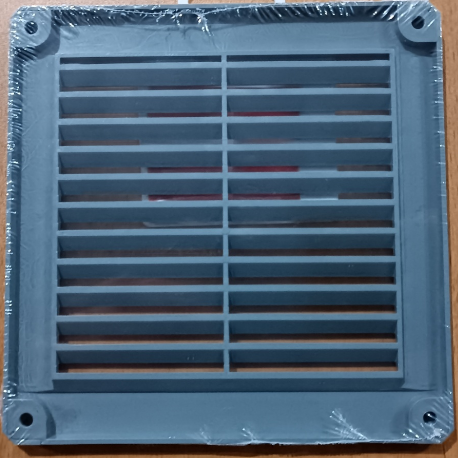 Решетка вентиляционная накладная пластиковая AirRoxy 200x200 grey серая 02-320 - изображение 6