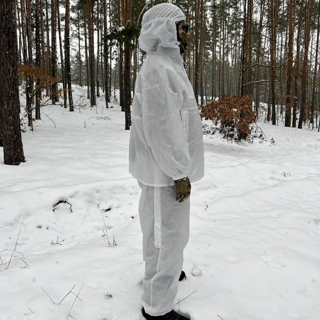 Маскувальний костюм зимовий БШЦ Білий L - зображення 2