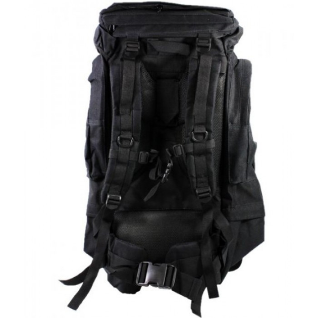 Тактический рюкзак WOW A21 Мужской рюкзак тактический походный 70л Чёрный - изображение 2
