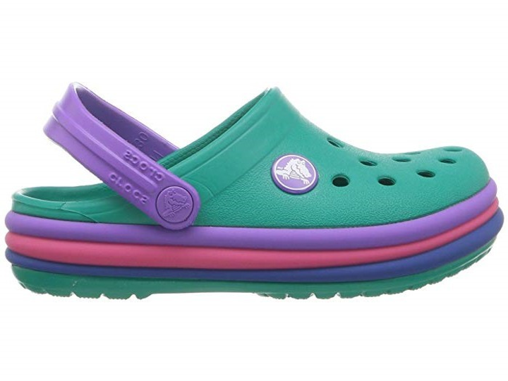 Crocs crocband rainbow band on sale clog