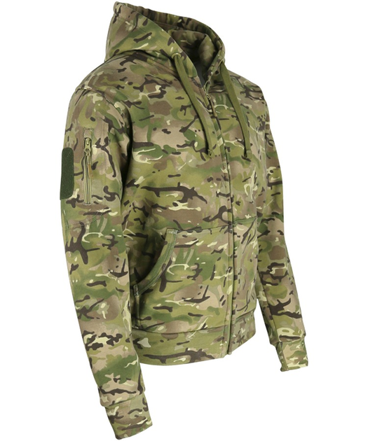 Кофта худи военная тактическая KOMBAT UK мужская с липучками под шевроны Spec-Ops Hoodie мультикам M TR_kb-soh-btp-m - изображение 1
