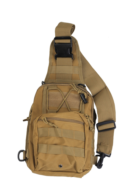 Тактическая сумка универсальная через плече 6л Койот - изображение 1