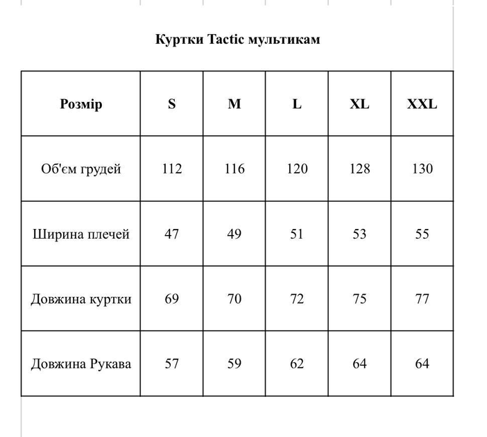 Військова тактична зимова куртка Call Dragon Мультикам XXXL - зображення 2