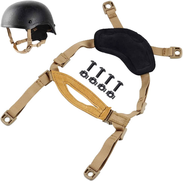 Подвес для тактического шлема, каски FAST, ACH MICH, Койот (150410) - изображение 2