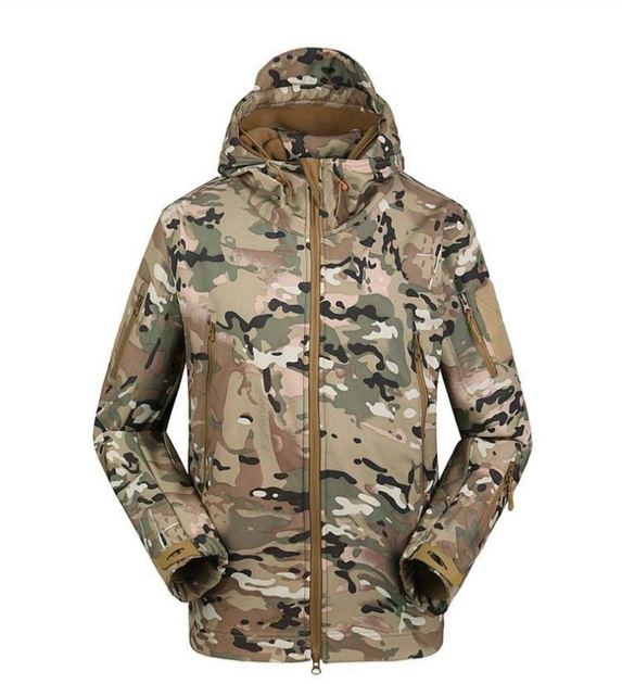 Военная тактическая куртка Soft Shell MultiCam Софт Шелл Мультикам XXL - изображение 1