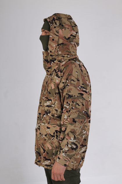 Військова тактична зимова куртка Softshell Мультикам XXXL - зображення 2