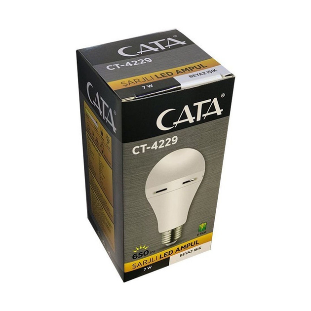 Светодиодная лампочка с аккумулятором CATA CT-4229 цокольная E27 лед ...