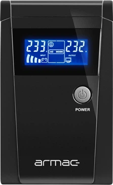 UPS Armac Office 850F 850VA (480W) Black (O/850F/LCD) - obraz 2