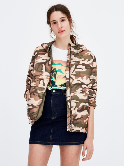 Pull&bear hotsell camo jacket