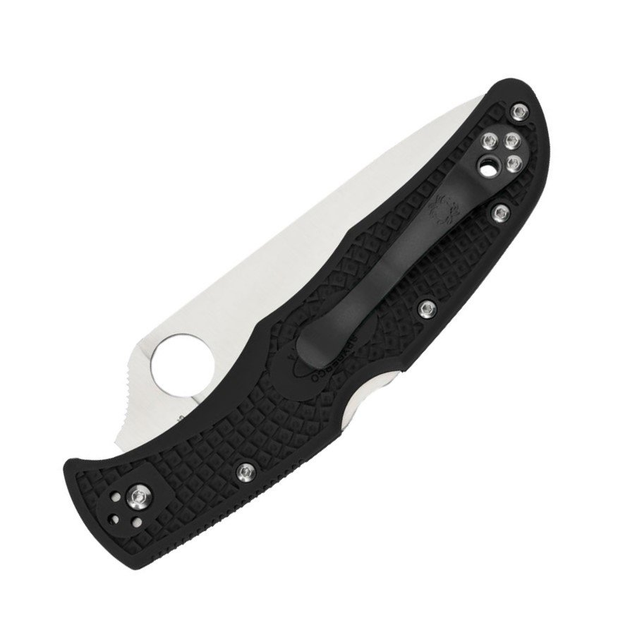Нож складной карманный с фиксацией Back Lock Spyderco C10FPBK Endura 4 FRN Flat Ground 222 мм, Black - изображение 2