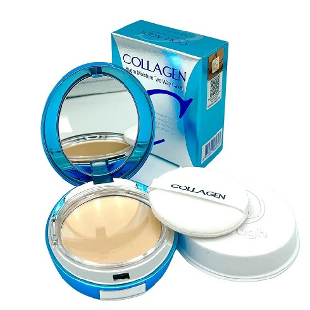 Коллагеновая пудра со сменным блоком Enough Collagen Hydro Moisture Two ...