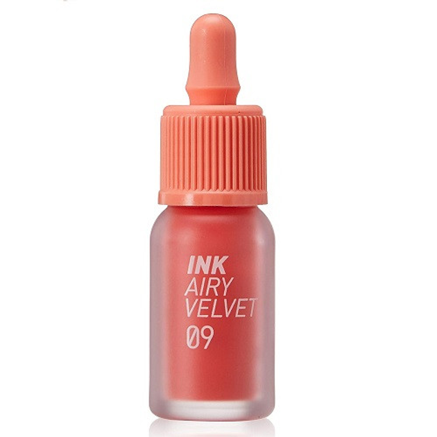 Стойкий тинт для для губ Peripera Ink Airy Velvet № 9 100 Point Coral 4 ...