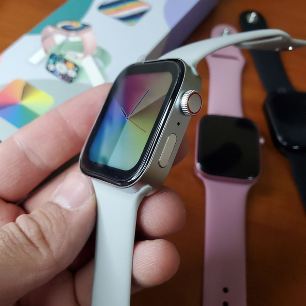 Смарт часы Smart Watch Series М7 Plus 44mm Wearfit Pro беспроводная ...