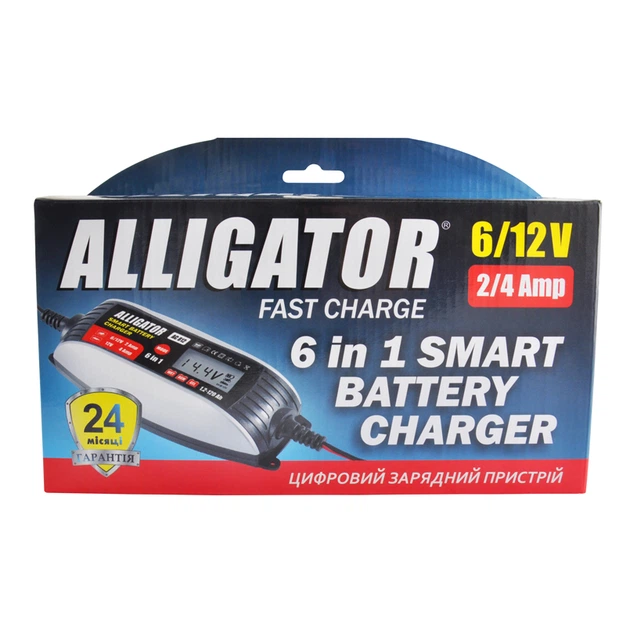 R̲O̲Z̲E̲T̲K̲A̲ | Зарядний пристрій АКБ Alligator 6/12V AC812 від ...