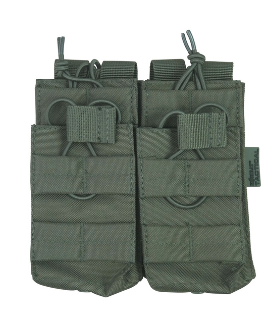 Підсумок тактичний під магазини АК KOMBAT UK Double DUO Mag Pouch оливковий TR_kb-ddmp-olgr - зображення 1