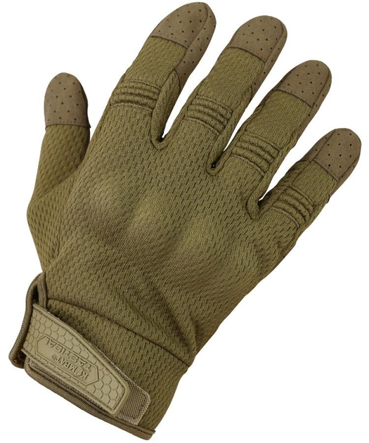 Тактичні військові рукавички KOMBAT UK захисні рукавиці XL койот TR_kb-rtg-coy-xl - зображення 1