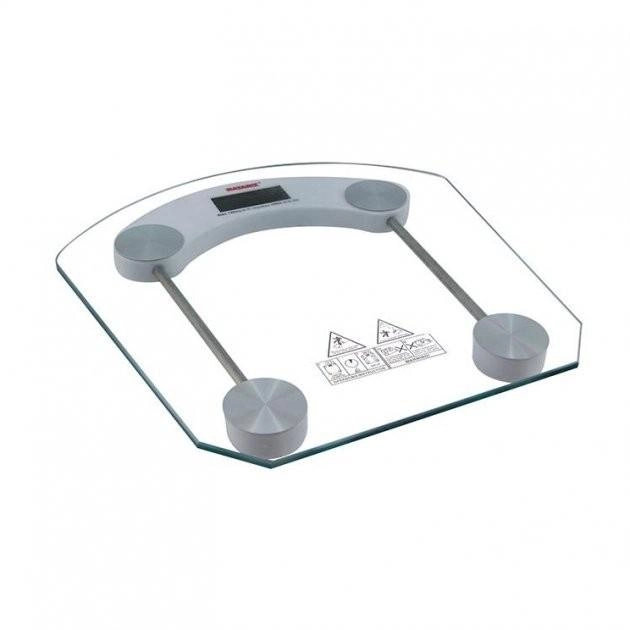 Весы напольные стеклянные квадратные Matarix MX-451B до 180 кг с шагом 0.1 кг - изображение 2