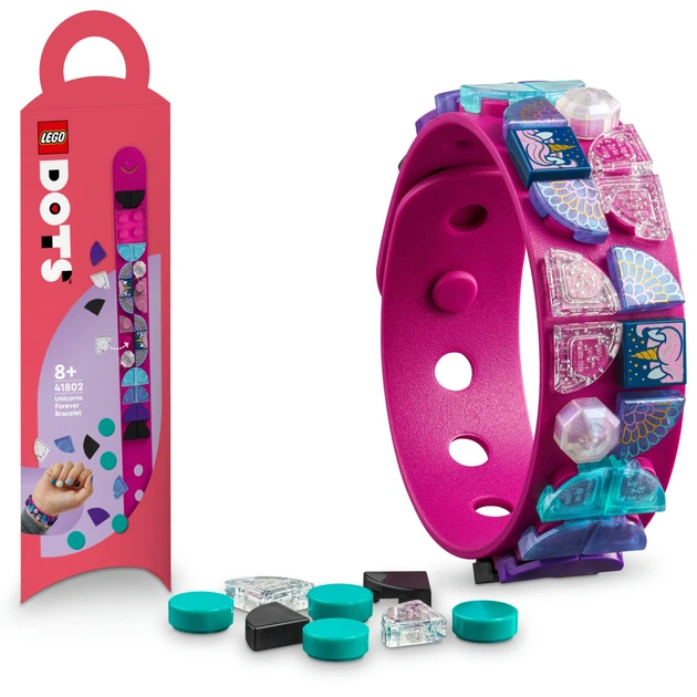 Zestaw klocków LEGO DOTS Bransoletka Unicorns Forever 37 elementów (41802) - obraz 2