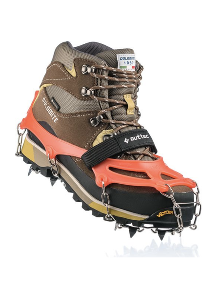 Ледоступы Outtec р.L (41-45) с ремешком оранжевый - Фото 4 Ледоступы Outtec р.L (41-45) с ремешком оранжевый - изображение 4
