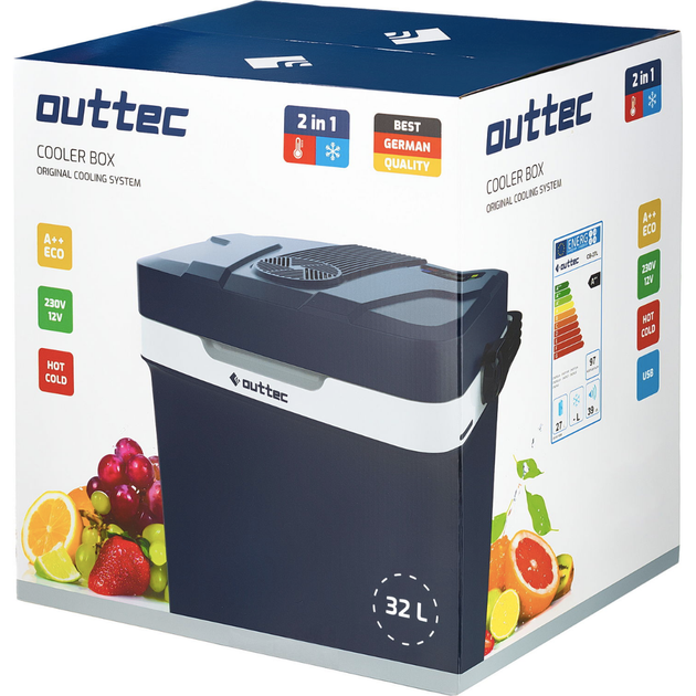 Автохолодильник Outtec 32 L сірий - зображення 2