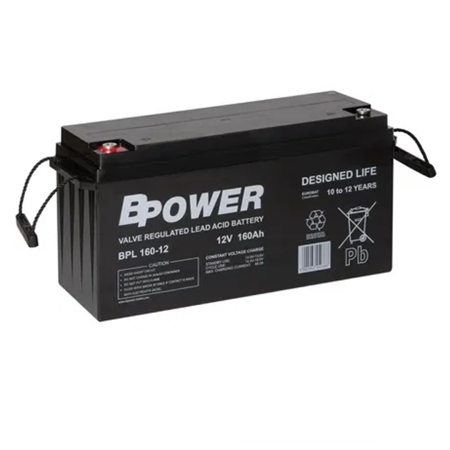 Аккумулятор гелевый BPower 12V 160AH AGM UPS – фото, отзывы ...
