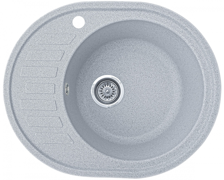 Керамическая кухонная мойка EcoLine EL23L 620x500x210мм Серая – фото ...