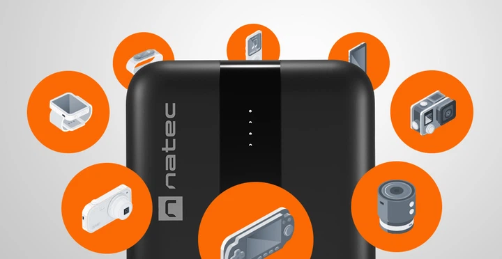 Powerbank NATEC Trevi 20000 mAh 10.5W Black (NPB-1922) - obraz 4