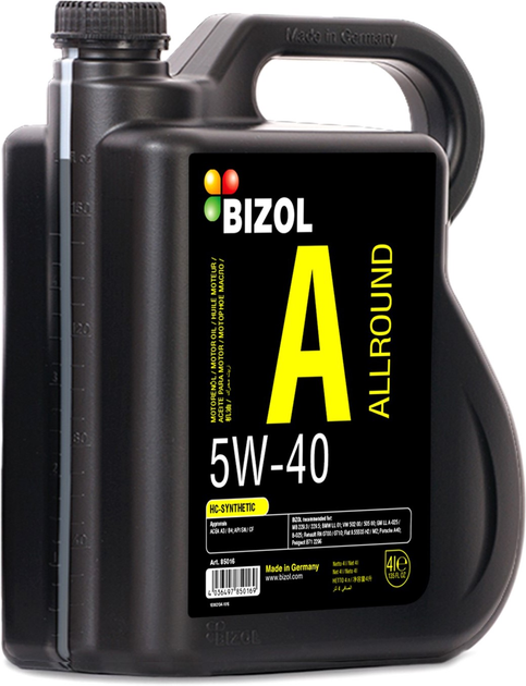 Моторное масло bizol 5w40