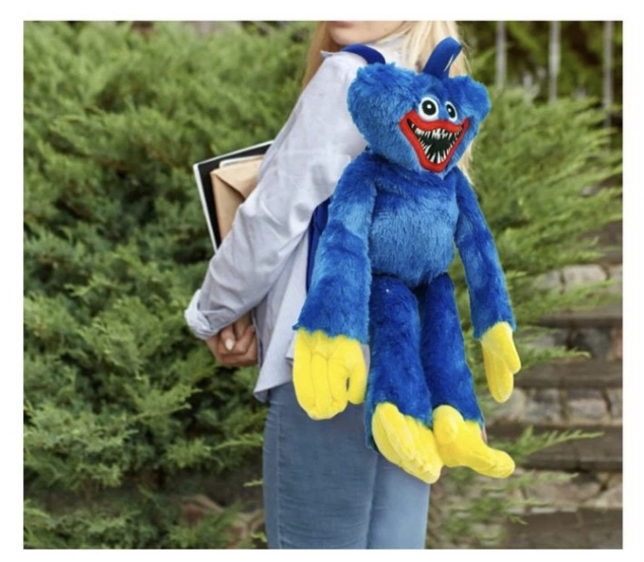 Рюкзак детский Монстр Хаги Ваги Huggy Wuggy 60 см синий от продавца ...