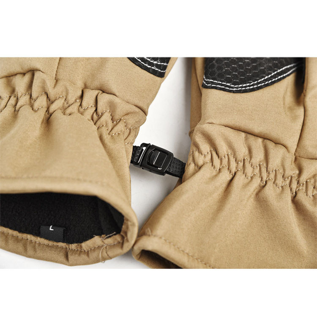 Теплые водонепроницаемые тактические перчатки Зимние COYOTE S - изображение 2