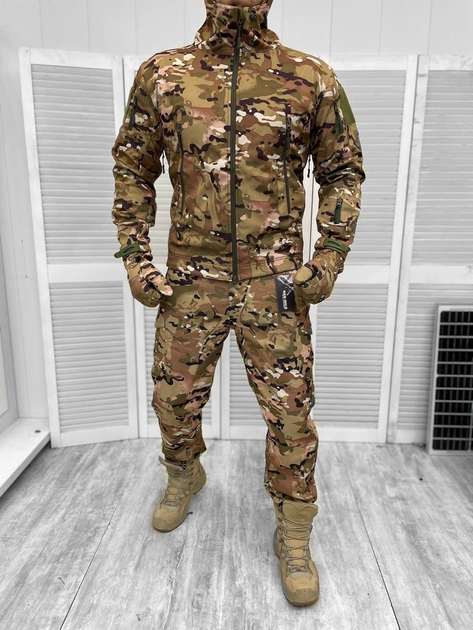 Костюм Тактичний на флісі, Multicam, soft shell 3XL - зображення 1