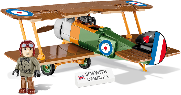 Klocki konstrukcyjne Cobi I Wojna Światowa Samolot Sopwith Camel F1 176 elementów (2987) - obraz 6