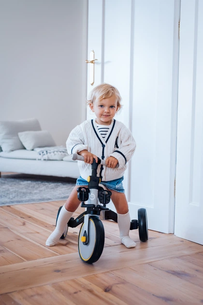 Беговел-велосипед 4 в 1 MoMi Loris Yellow (ROBI00040) | Быстрая