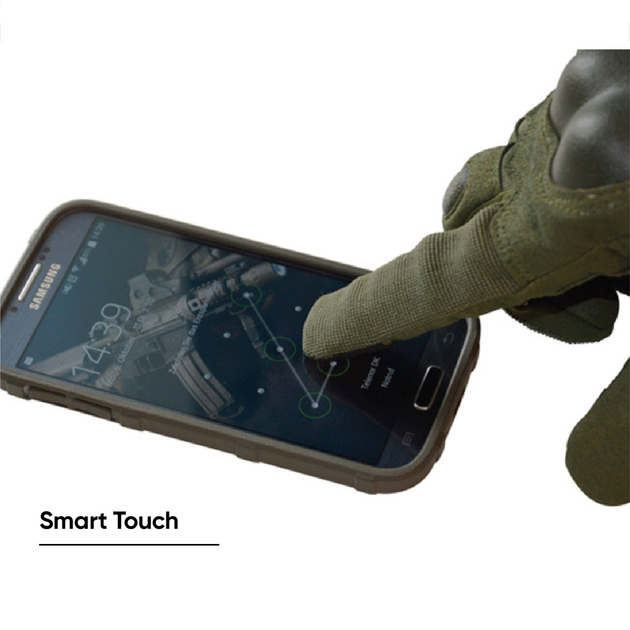 Перчатки тактичні WILEY X DURTAC SmartTouch Black XL - изображение 2