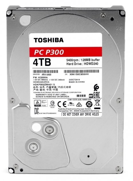 Жесткий диск HDD SATA 4.0 TB Toshiba P300 б/у – фото, отзывы ...