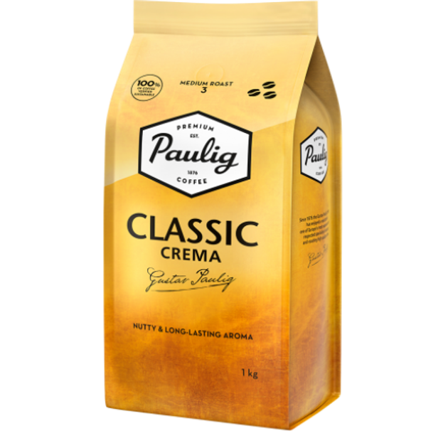 Купить Кофе в зернах Paulig Classic Crema 1 кг – ROZETKA. Выгодная цена ...