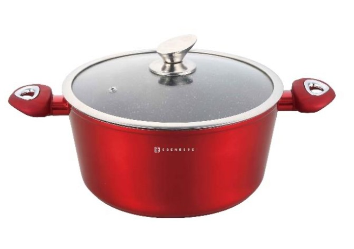 Кастрюля казан 2.6л с крышкой, мраморное покрытие Edenberg EB-7408 ...