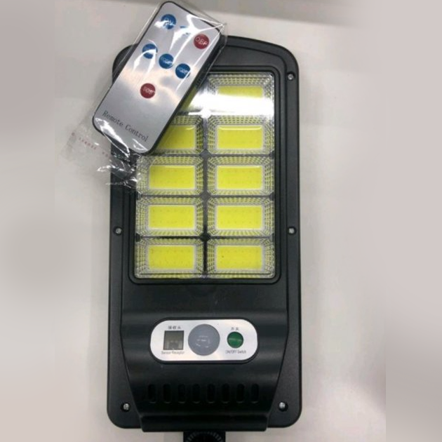 Вуличний ліхтар на сонячній батареї 3 ШТУКИ Solar Light 120D-10COB світлодіодний з датчиком руху, акумуляторний + Пульт - зображення 10