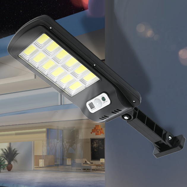 Вуличний ліхтар на сонячній батареї Solar Light 120D світлодіодний з датчиком руху, акумуляторний + Пульт - зображення 3