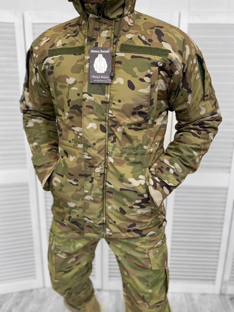 Тактическая теплая зимняя военная куртка - бушлат Single Sword, Камуфляж: Мультикам, Размер: XL - изображение 1